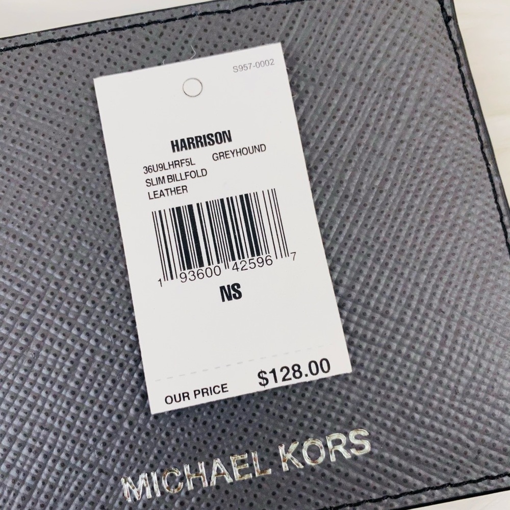Michael Kors Harrison Slim Billfold Men’s Wallet - Picture 9 of 12